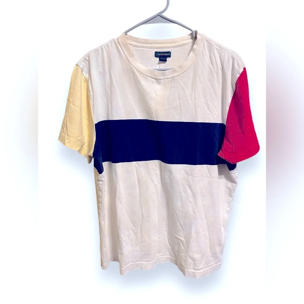 J.crew vintage men’s Colorblock tee size Large